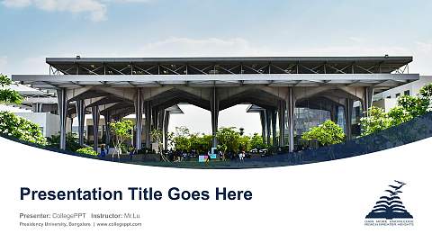 Presidency University, Bangalore Course/Courseware Creation PPT Template