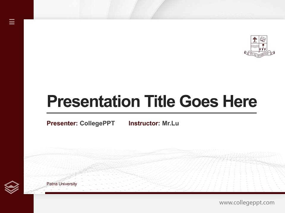Patna University Thesis Proposal/Graduation Defense PPT Template4:3 ratio PPT effect preview image5