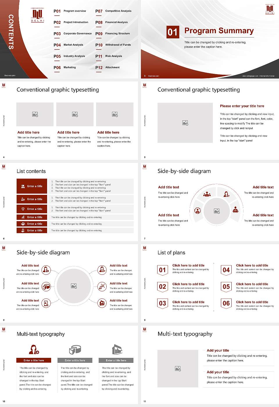 National Law University, Delhi Competition/Entrepreneurship Contest PPT Template16:9 ratio PPT effect preview image2