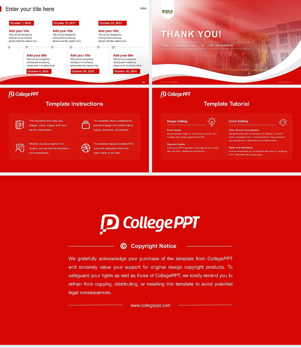 NIILM University Kaithal Lecture Sharing and Networking Event PPT Template16:9 ratio PPT effect preview image4
