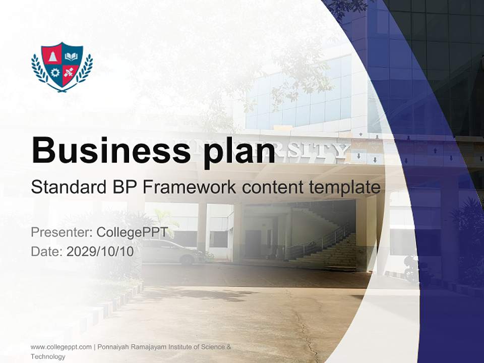 Ponnaiyah Ramajayam Institute of Science & Technology Competition/Entrepreneurship Contest PPT Template4:3 ratio PPT effect preview image9