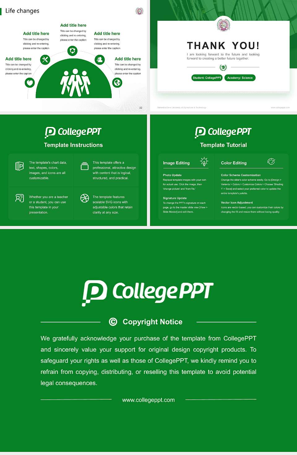 Narendra Deva University of Agriculture & Technology National Scholarship Defense PPT Template4:3 ratio PPT effect preview image4