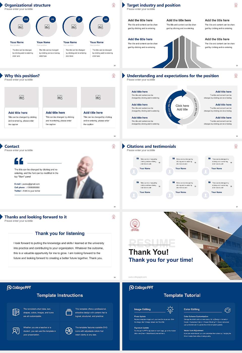 NALSAR University of Law Resume PPT Template16:9 ratio PPT effect preview image4