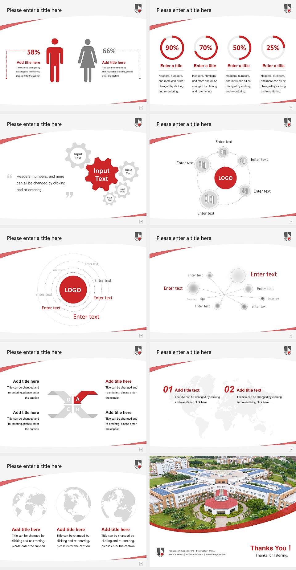 SVKM’s NMIMS（Shirpur Campus） Course/Courseware Creation PPT Template4:3 ratio PPT effect preview image4