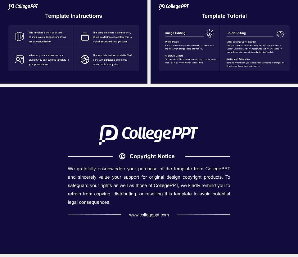 People ‘s University Course/Courseware Creation PPT Template16:9 ratio PPT effect preview image5