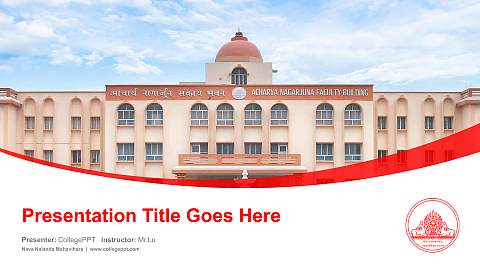 Nava Nalanda Mahavihara Course/Courseware Creation PPT Template