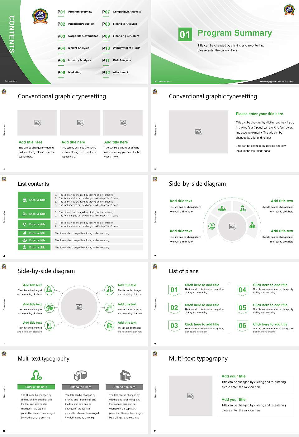 Pandit Sundarlal Sharma (Open) University Chhatisgarh Competition/Entrepreneurship Contest PPT Template16:9 ratio PPT effect preview image2
