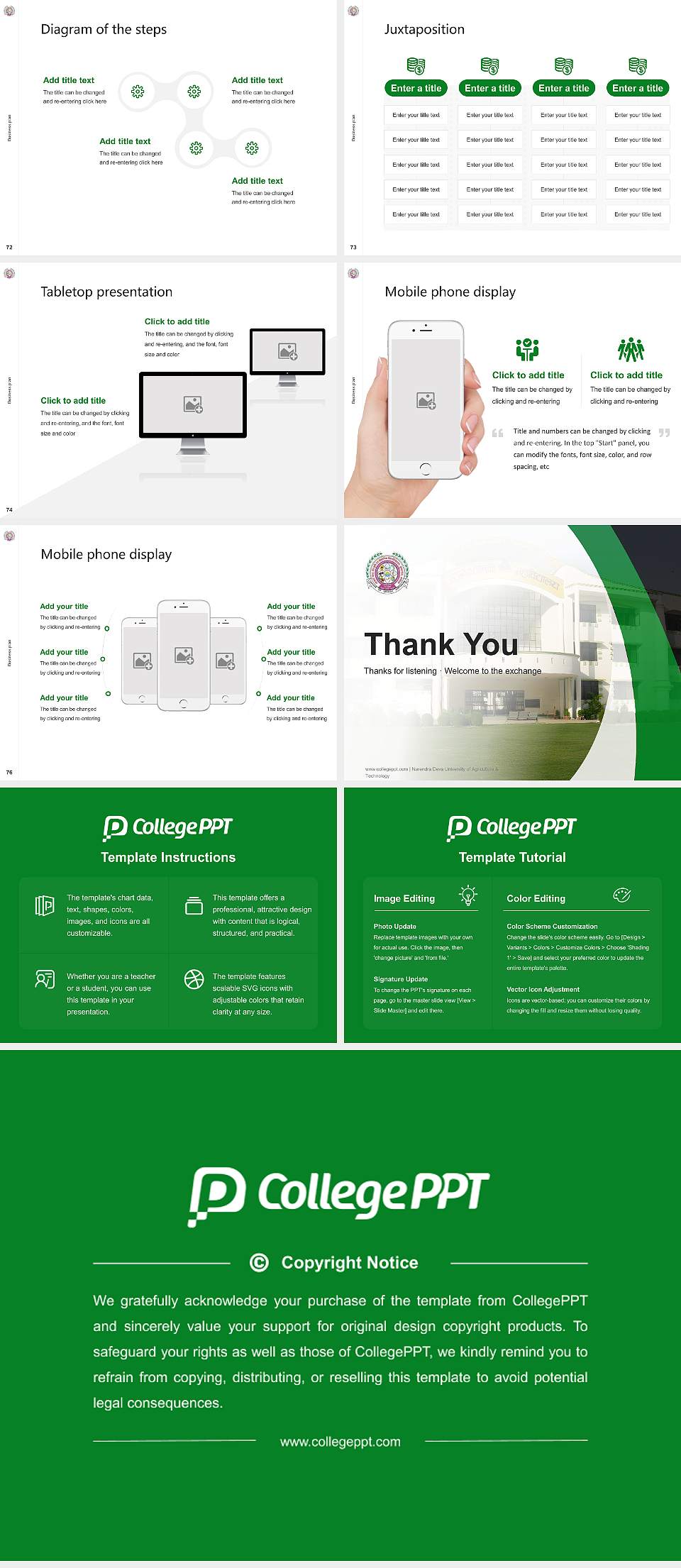 Narendra Deva University of Agriculture & Technology Competition/Entrepreneurship Contest PPT Template4:3 ratio PPT effect preview image9