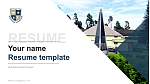 North East Adventist University Resume PPT Template