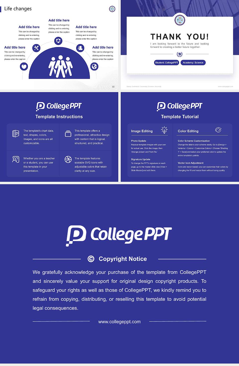 Nanaji Deshmukh Veterinary Science University National Scholarship Defense PPT Template4:3 ratio PPT effect preview image4