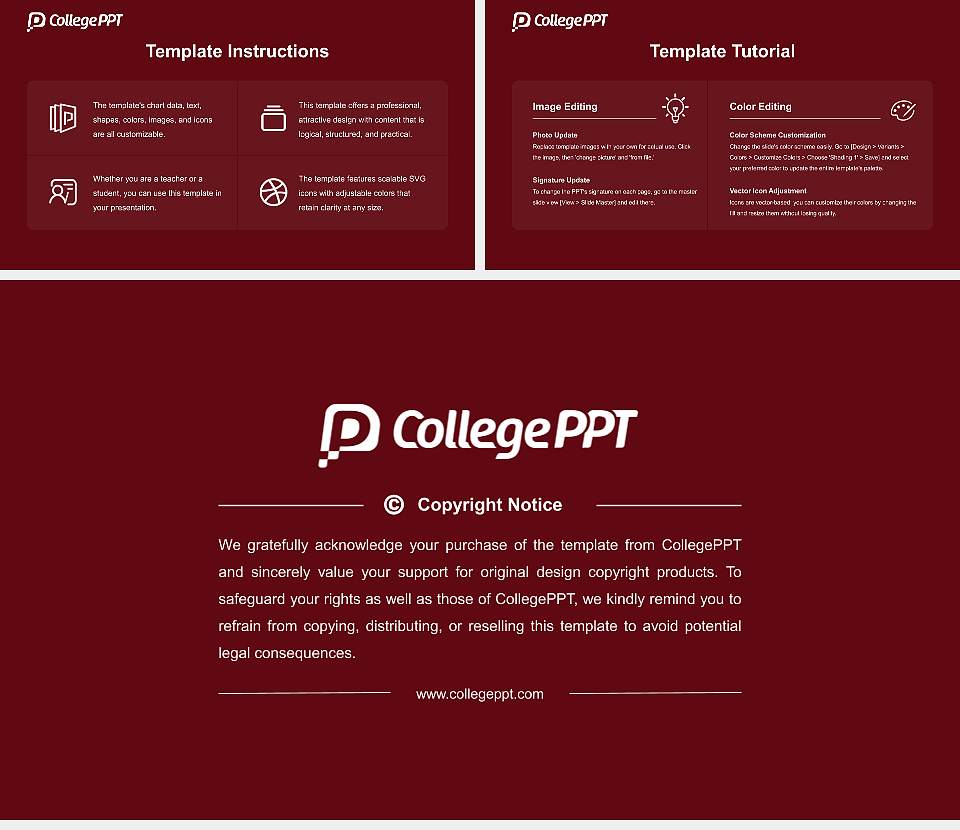 NICMAR University Course/Courseware Creation PPT Template16:9 ratio PPT effect preview image5