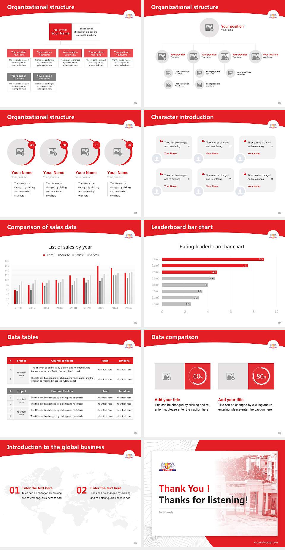 Parul University Academic Presentation/Research Findings Report PPT Template4:3 ratio PPT effect preview image4