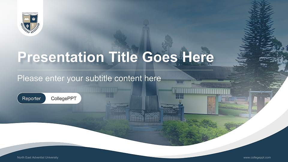 North East Adventist University Lecture Sharing and Networking Event PPT Template16:9 ratio PPT effect preview image1