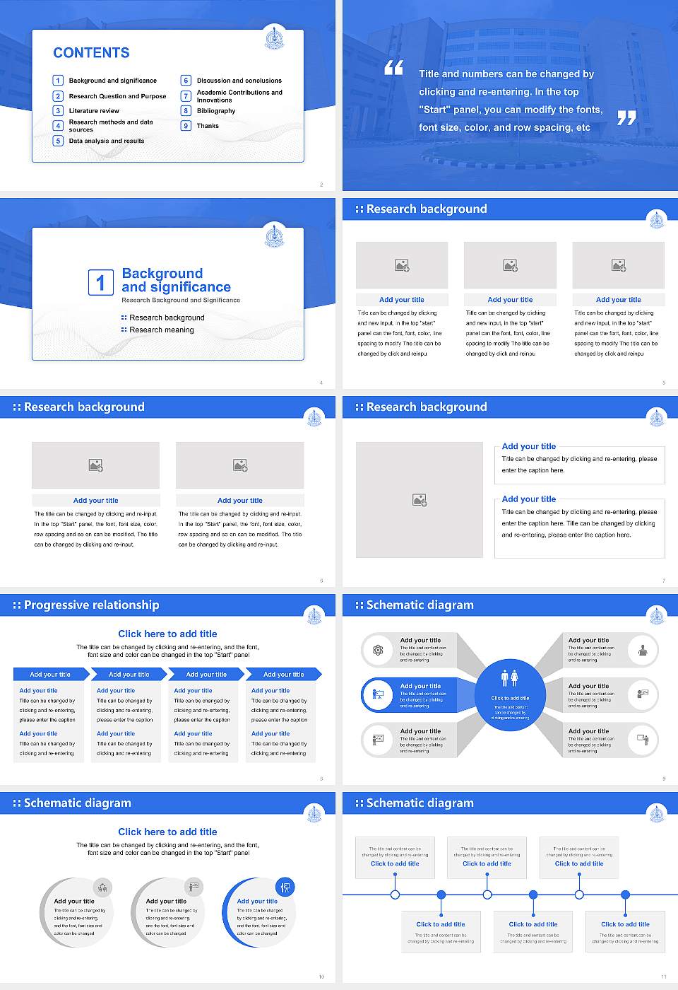 Nizam ‘s Institute of Medical Sciences Graduation Thesis Defense PPT Template16:9 ratio PPT effect preview image2