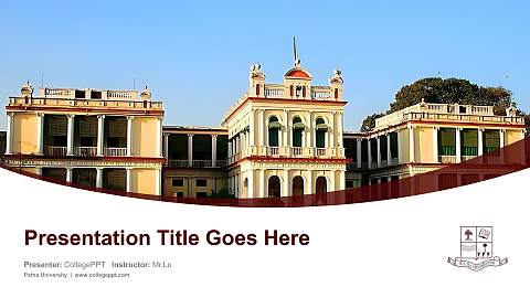 Patna University Course/Courseware Creation PPT Template