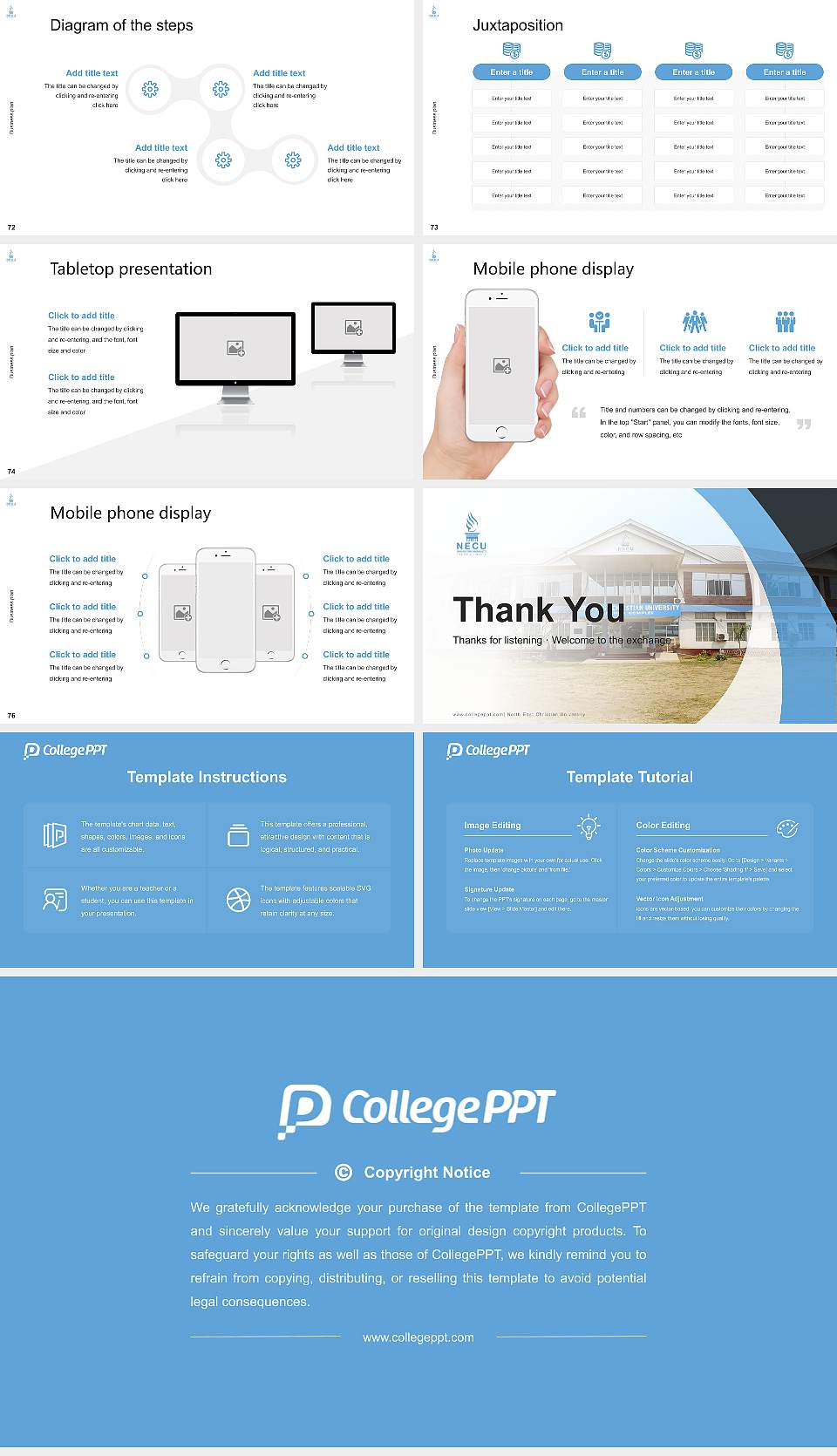 North East Christian University Competition/Entrepreneurship Contest PPT Template16:9 ratio PPT effect preview image9