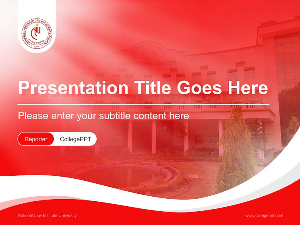 National Law Institute University Lecture Sharing and Networking Event PPT Template4:3 ratio PPT effect preview image4