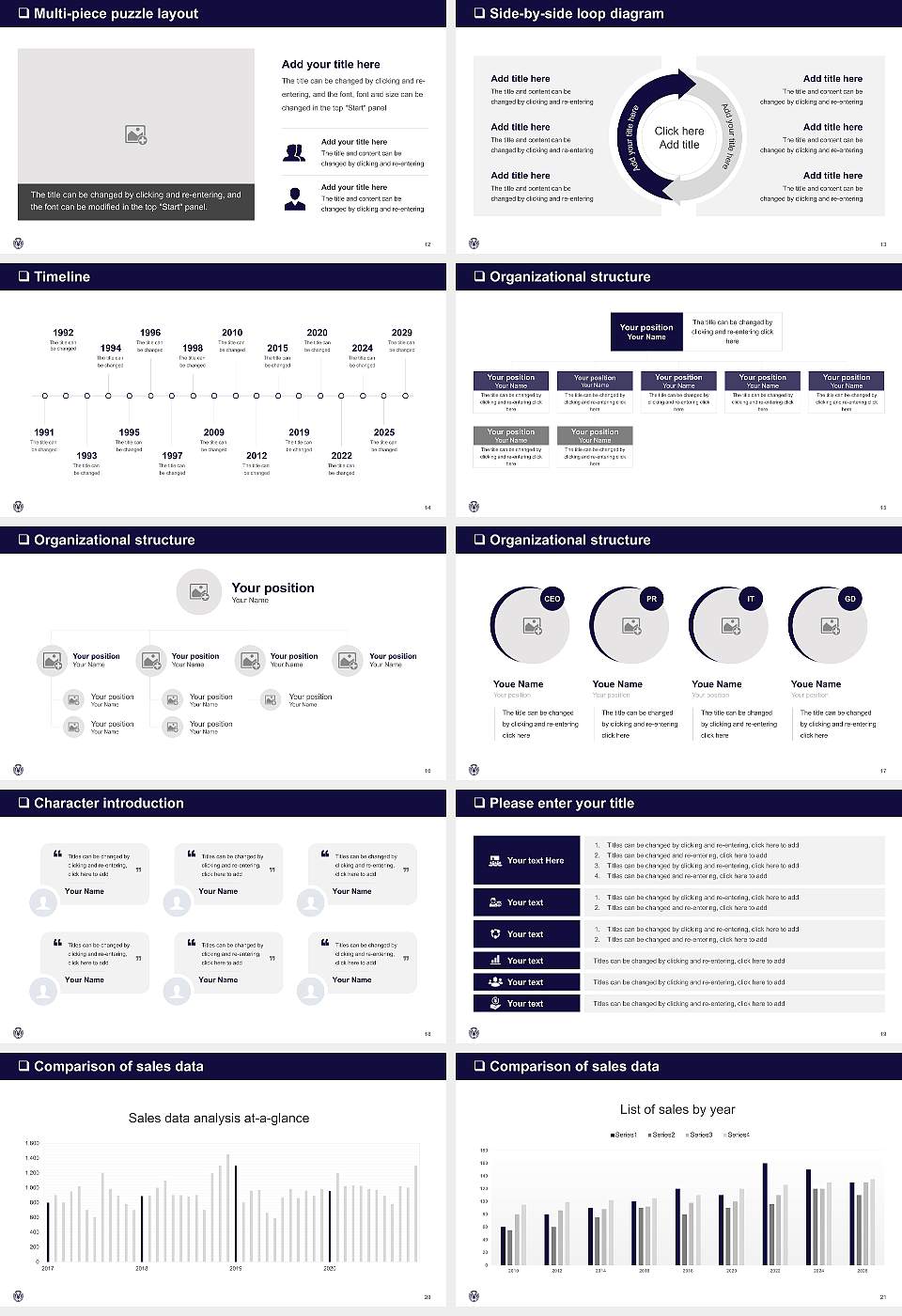 People ‘s University General PPT Template16:9 ratio PPT effect preview image3