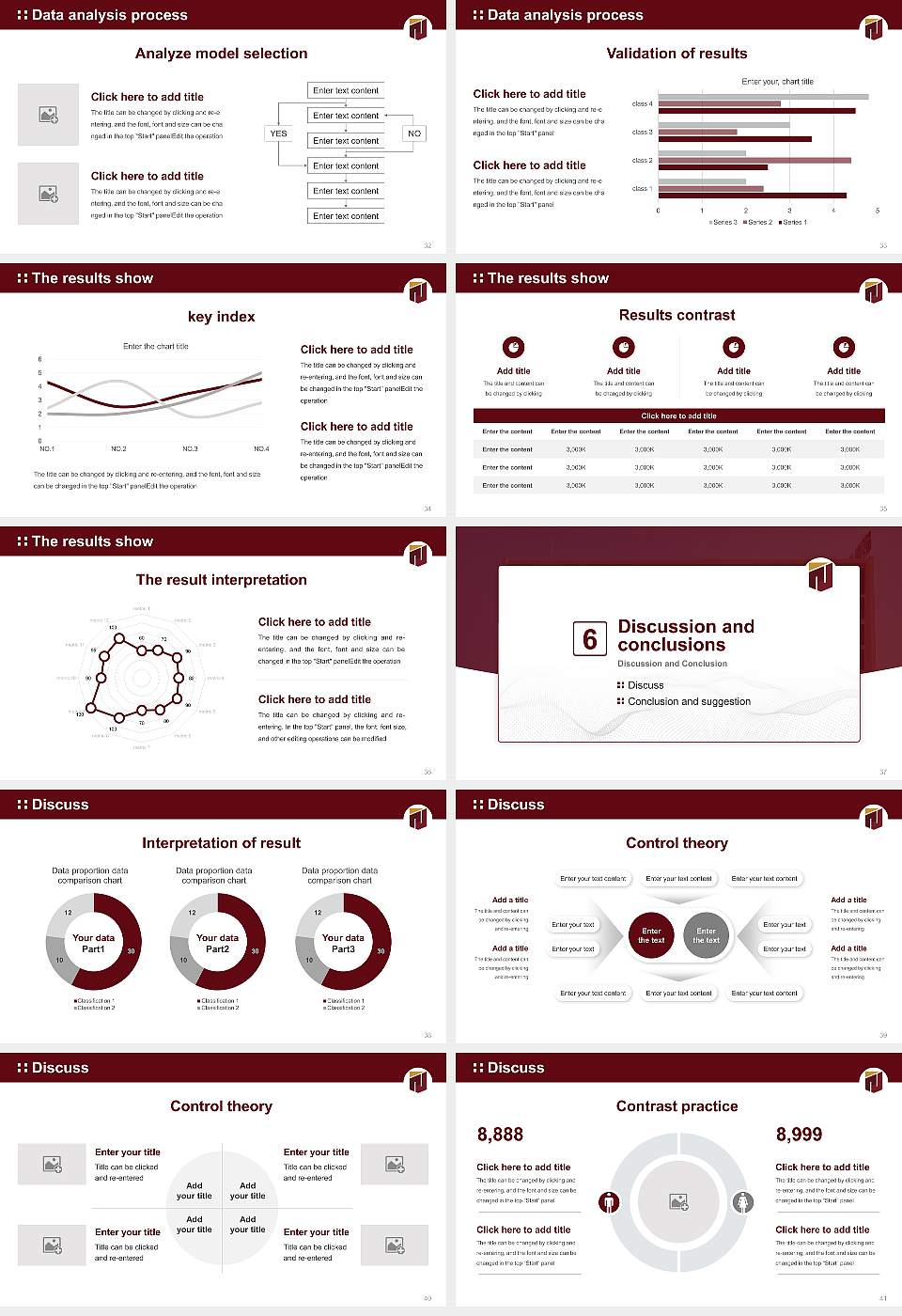 NICMAR University Graduation Thesis Defense PPT Template16:9 ratio PPT effect preview image5