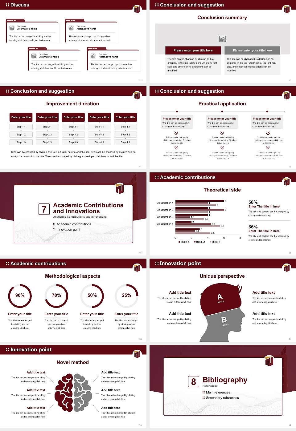 NICMAR University Graduation Thesis Defense PPT Template16:9 ratio PPT effect preview image6