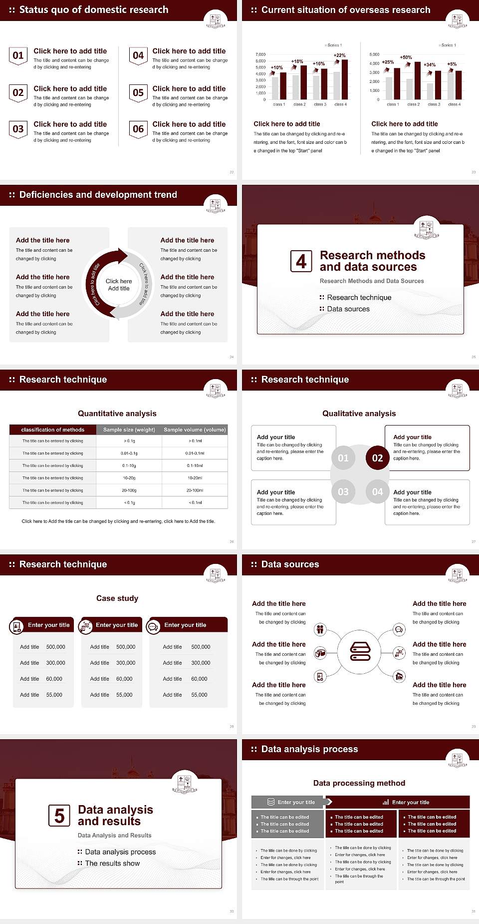 Patna University Graduation Thesis Defense PPT Template4:3 ratio PPT effect preview image4