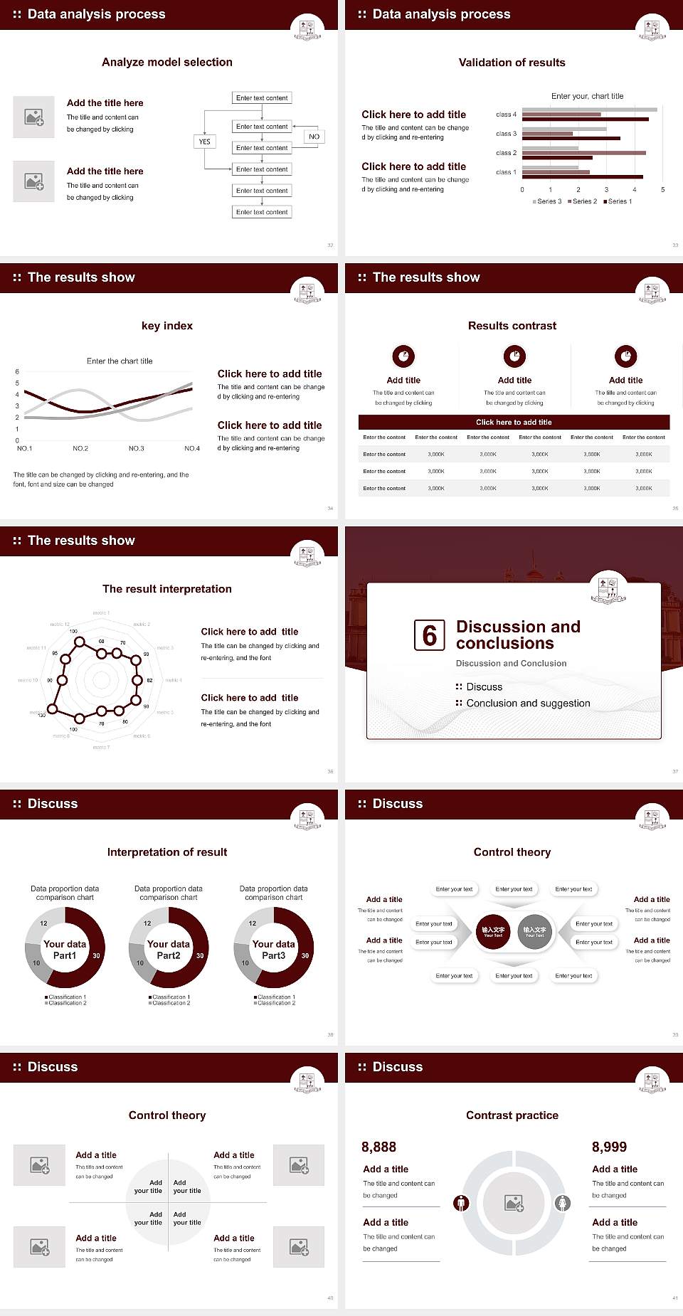 Patna University Graduation Thesis Defense PPT Template4:3 ratio PPT effect preview image5