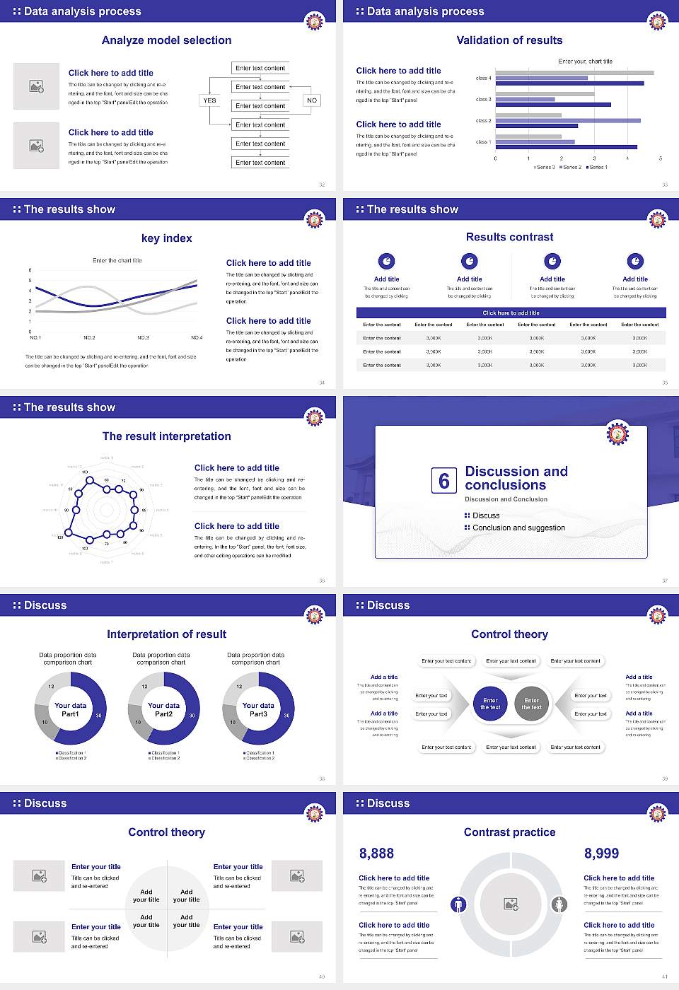P.K. University Graduation Thesis Defense PPT Template16:9 ratio PPT effect preview image5