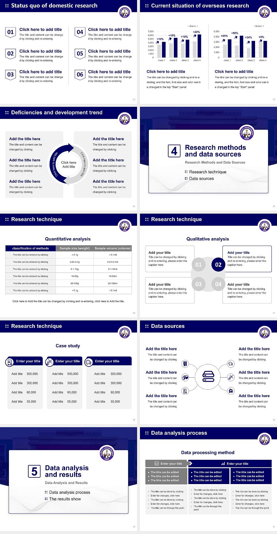 Periyar University Graduation Thesis Defense PPT Template4:3 ratio PPT effect preview image4
