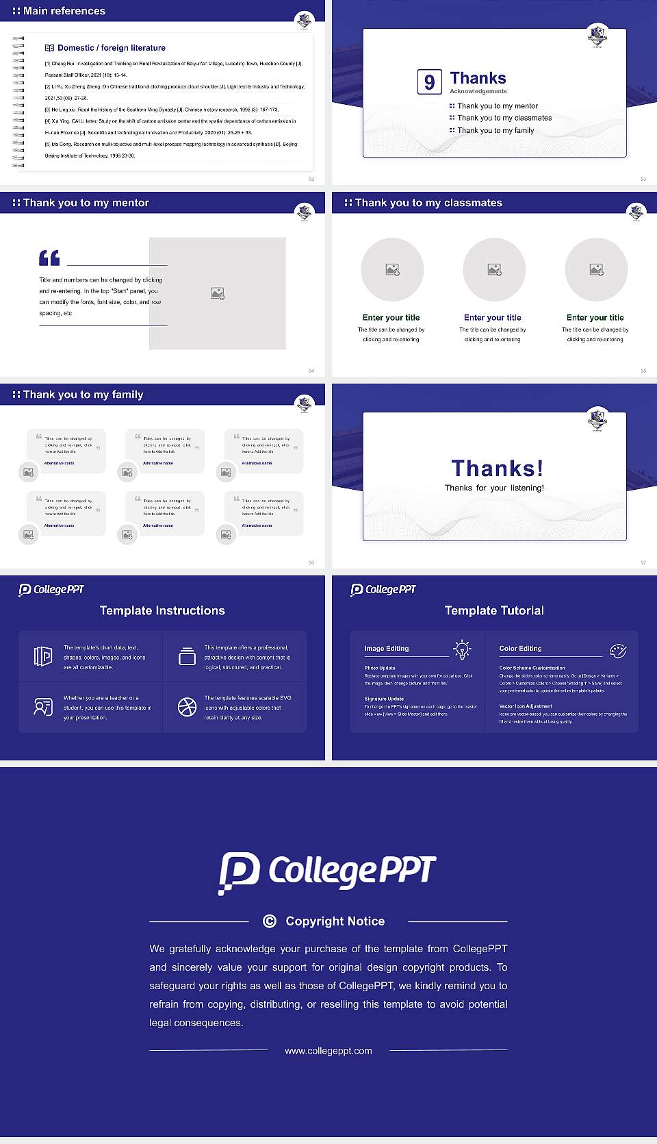 National Law University (Odisha) Graduation Thesis Defense PPT Template16:9 ratio PPT effect preview image7