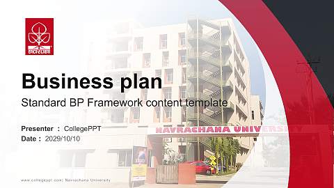 Navrachana University Competition/Entrepreneurship Contest PPT Template