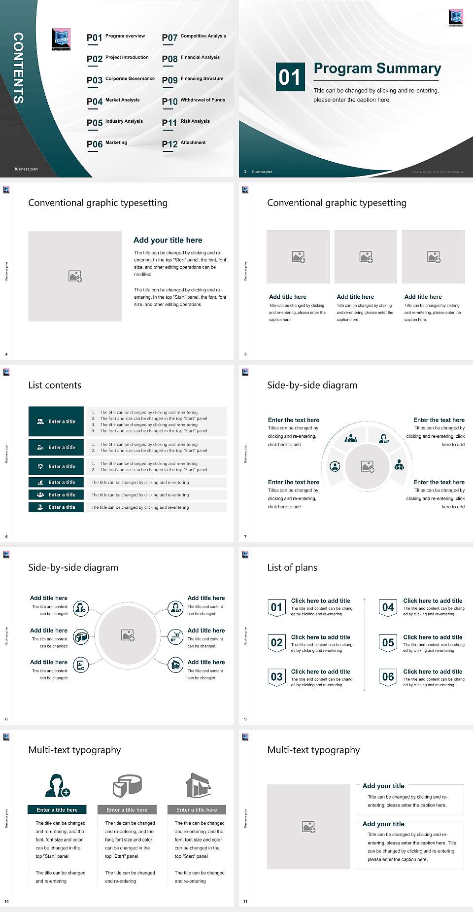 Odisha State Open University Competition/Entrepreneurship Contest PPT Template4:3 ratio PPT effect preview image2