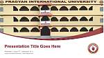 Pragyan International University Leçon Modèle PPT