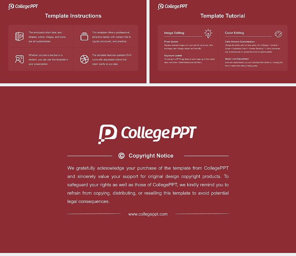 Pragyan International University Course/Courseware Creation PPT Template16:9 ratio PPT effect preview image5