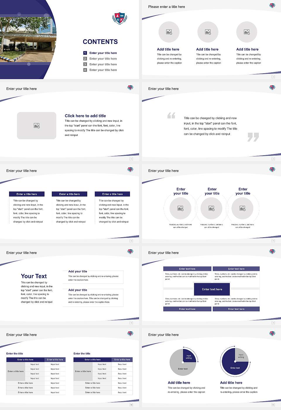 Ponnaiyah Ramajayam Institute of Science & Technology Course/Courseware Creation PPT Template16:9 ratio PPT effect preview image2