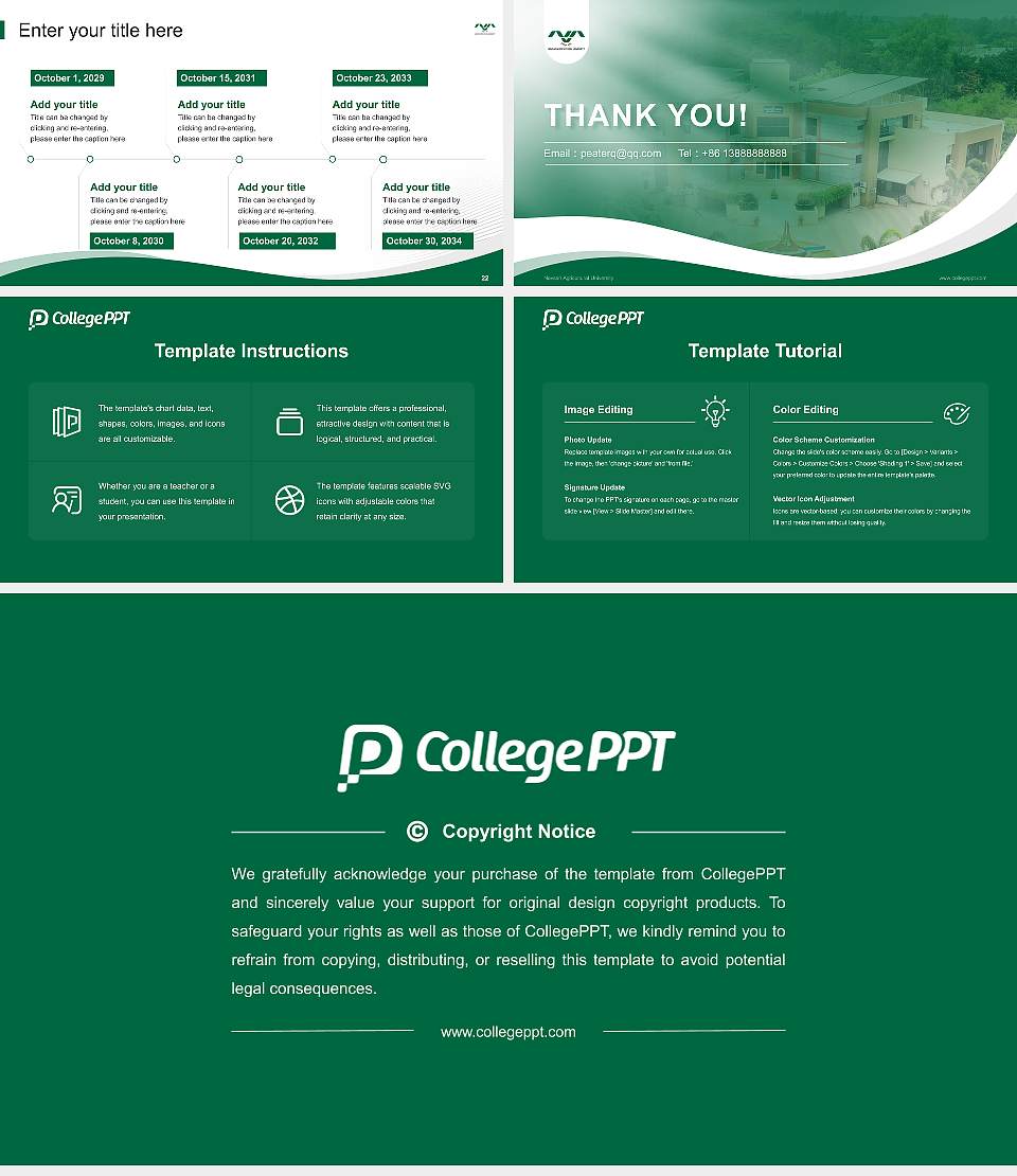 Navsari Agricultural University Lecture Sharing and Networking Event PPT Template16:9 ratio PPT effect preview image4
