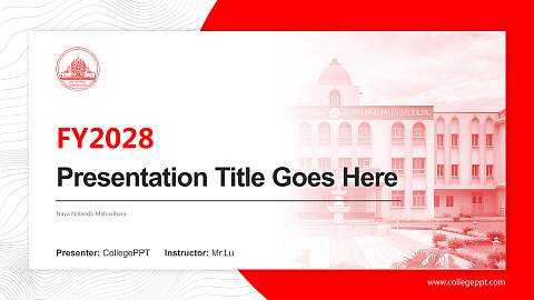 Nava Nalanda Mahavihara Academic Presentation/Research Findings Report PPT Template