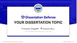Nehru Gram Bharati (Deemed to be University) Disputation Powerpoint Vorlage