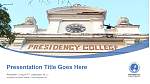 Presidency University, Kolkata Unterricht Powerpoint Vorlage