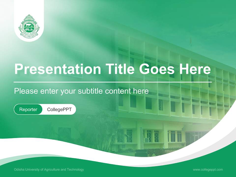 Odisha University of Agriculture and Technology Lecture Sharing and Networking Event PPT Template4:3 ratio PPT effect preview image4