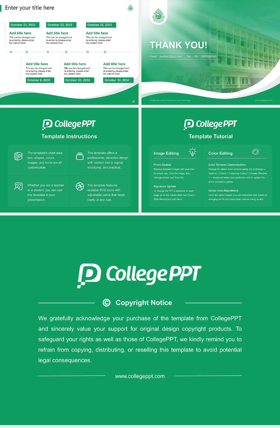 Odisha University of Agriculture and Technology Lecture Sharing and Networking Event PPT Template4:3 ratio PPT effect preview image4