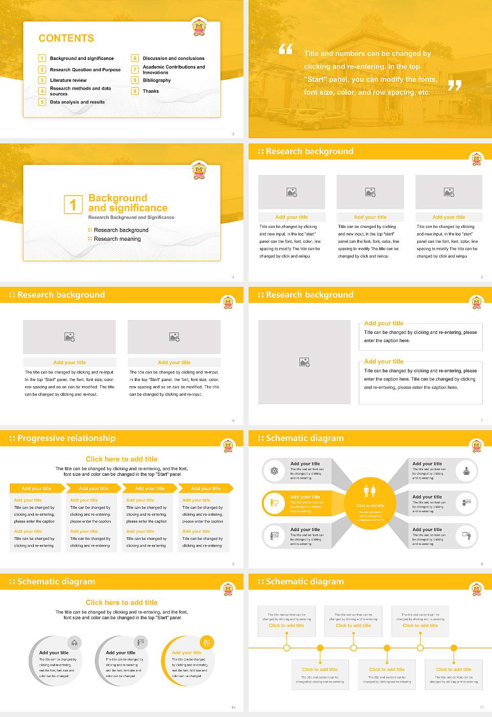 Potti Sreeramulu Telugu University Graduation Thesis Defense PPT Template16:9 ratio PPT effect preview image2