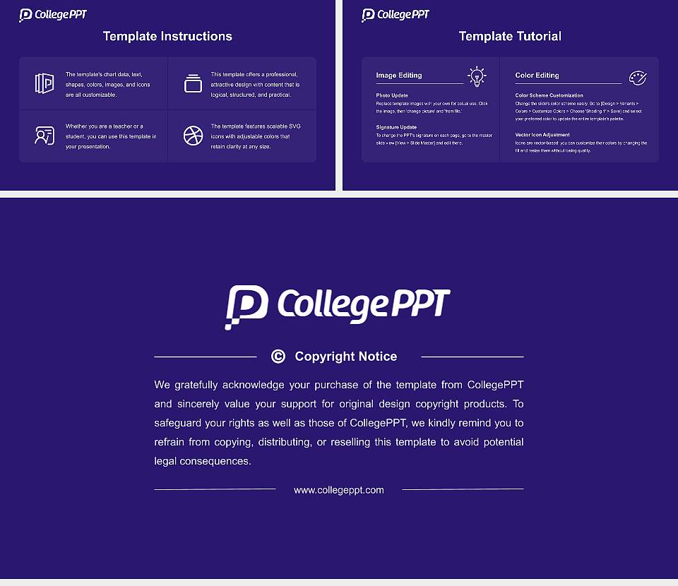 Osmania University Course/Courseware Creation PPT Template16:9 ratio PPT effect preview image5