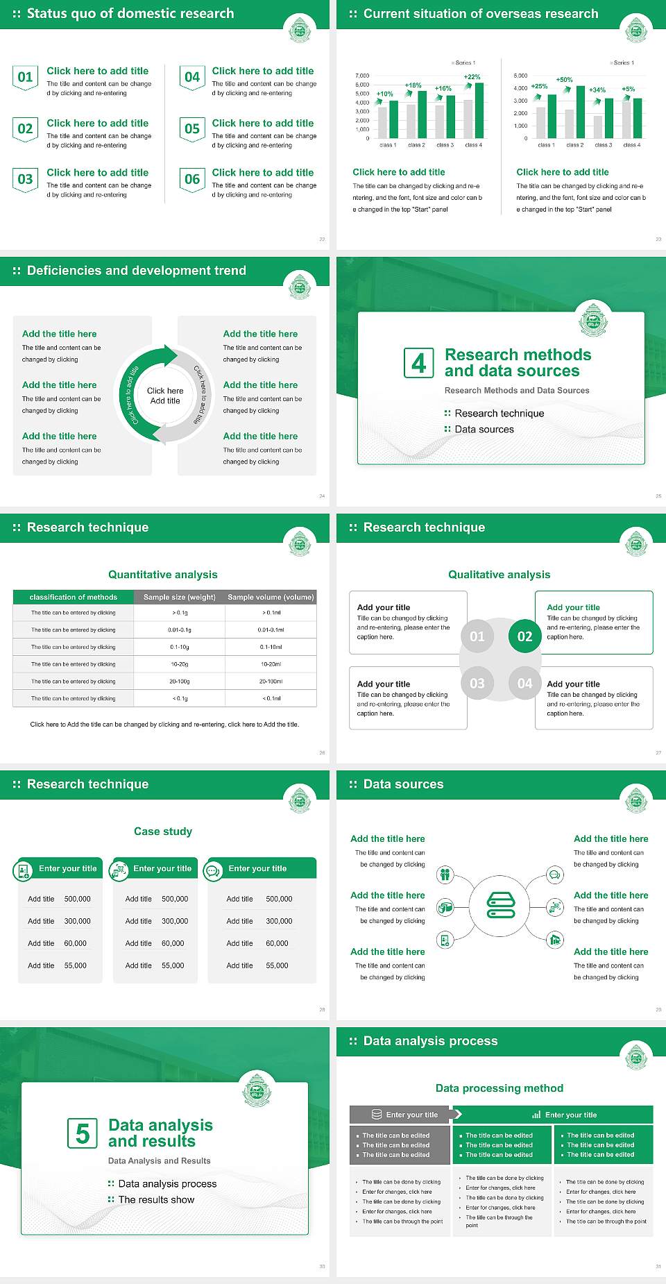 Odisha University of Agriculture and Technology Graduation Thesis Defense PPT Template4:3 ratio PPT effect preview image4