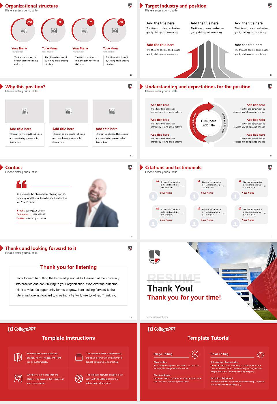 SVKM’s NMIMS-（Hyderabad Campus） Resume PPT Template16:9 ratio PPT effect preview image4