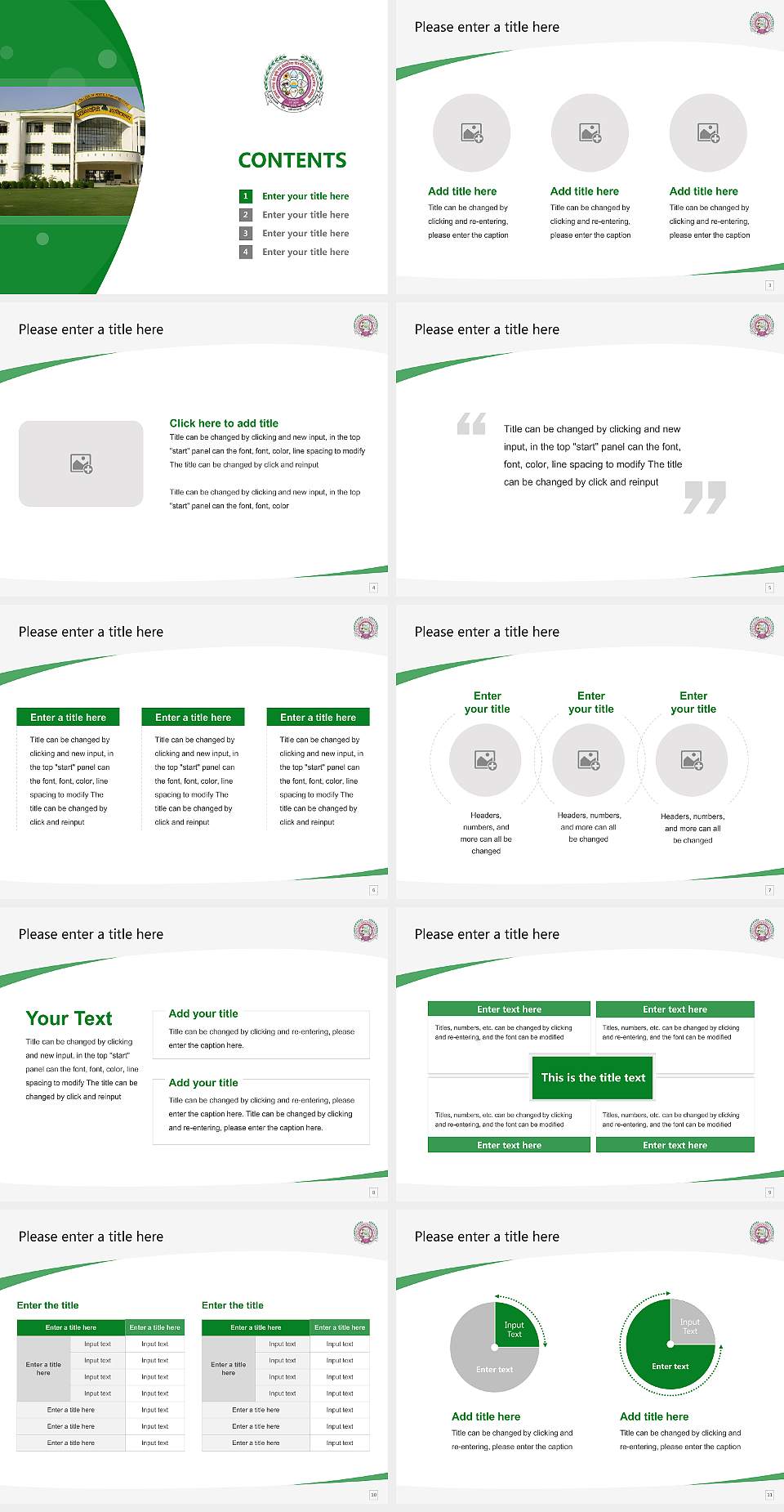 Narendra Deva University of Agriculture & Technology Course/Courseware Creation PPT Template4:3 ratio PPT effect preview image2
