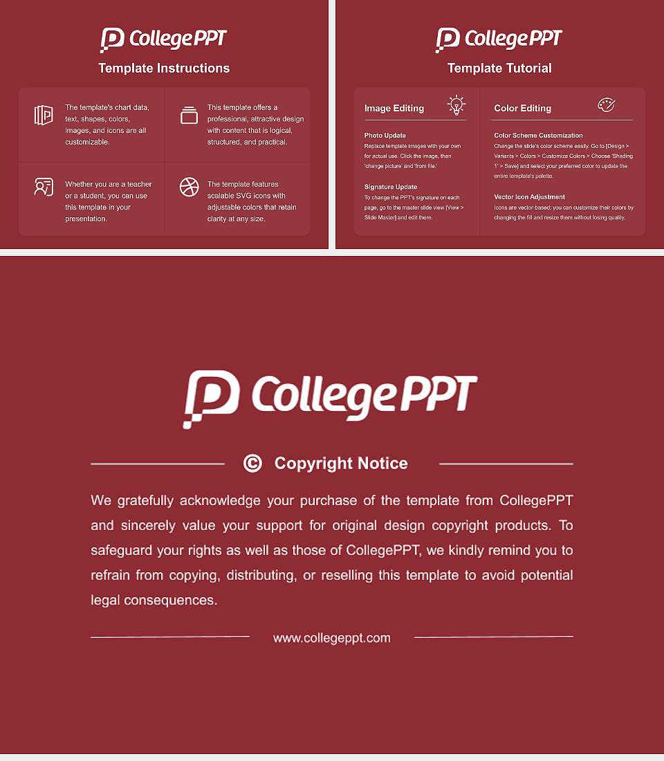 Pragyan International University Course/Courseware Creation PPT Template4:3 ratio PPT effect preview image5