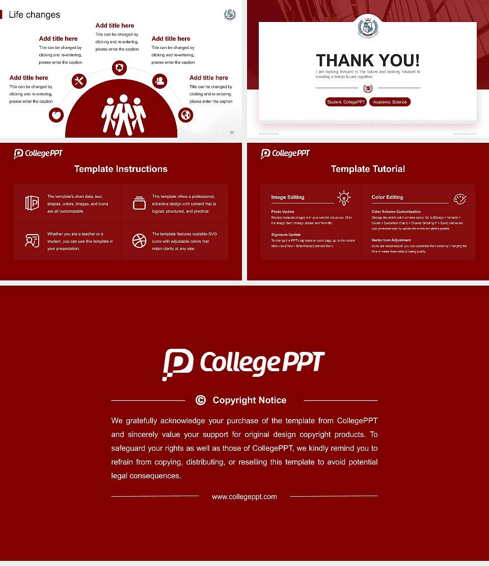 Nirwan University National Scholarship Defense PPT Template16:9 ratio PPT effect preview image4