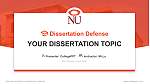 NIIT University Disputation Powerpoint Vorlage
