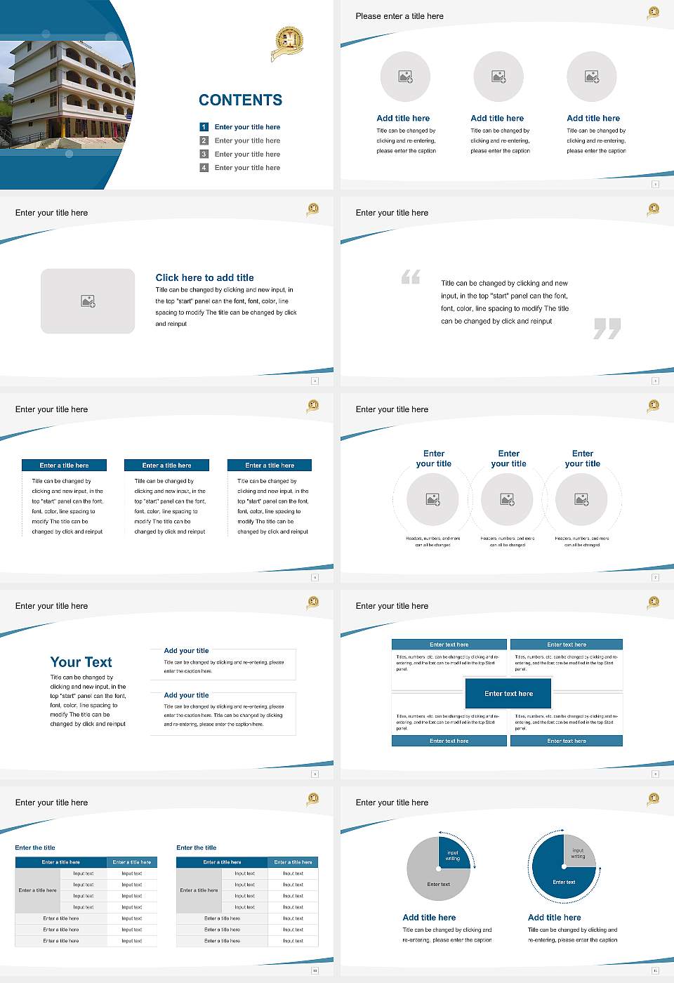 Noorul Islam Centre for Higher Education Course/Courseware Creation PPT Template16:9 ratio PPT effect preview image2