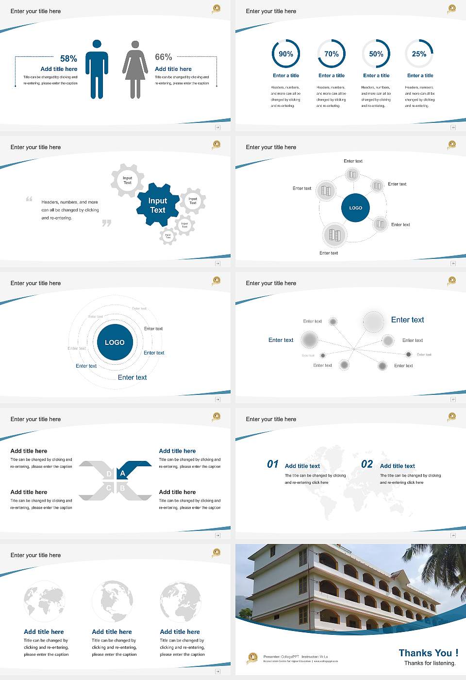 Noorul Islam Centre for Higher Education Course/Courseware Creation PPT Template16:9 ratio PPT effect preview image4